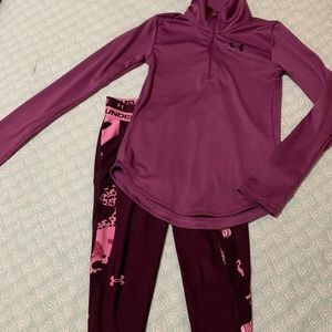 Girls Under Armour athletic wear ysm